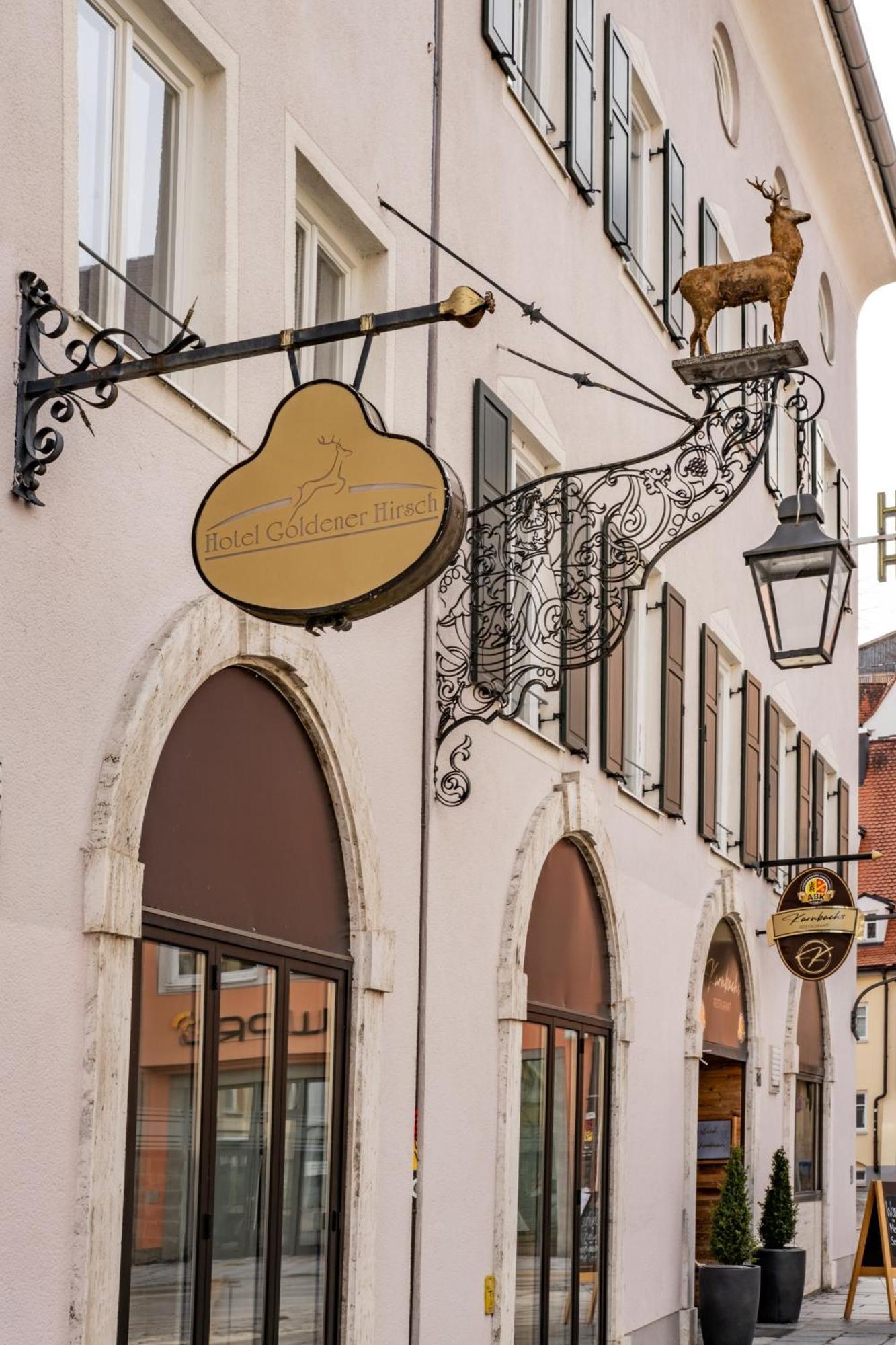 Hotel Goldener Hirsch Kaufbeuren Exterior photo